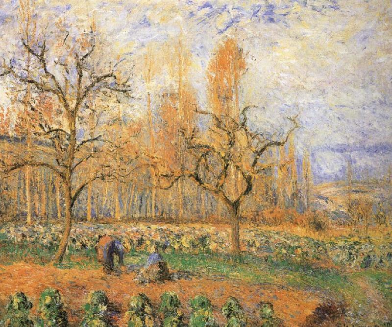 Camille Pissarro Farmland landscape oil painting picture